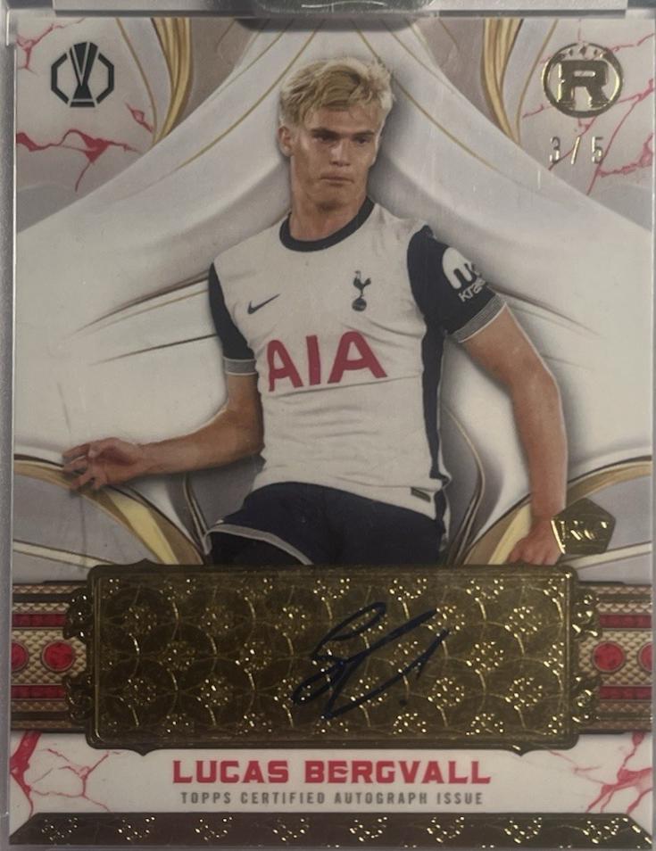 Lucas Bergvall - Reverence UEFA Autograph #RA-LB