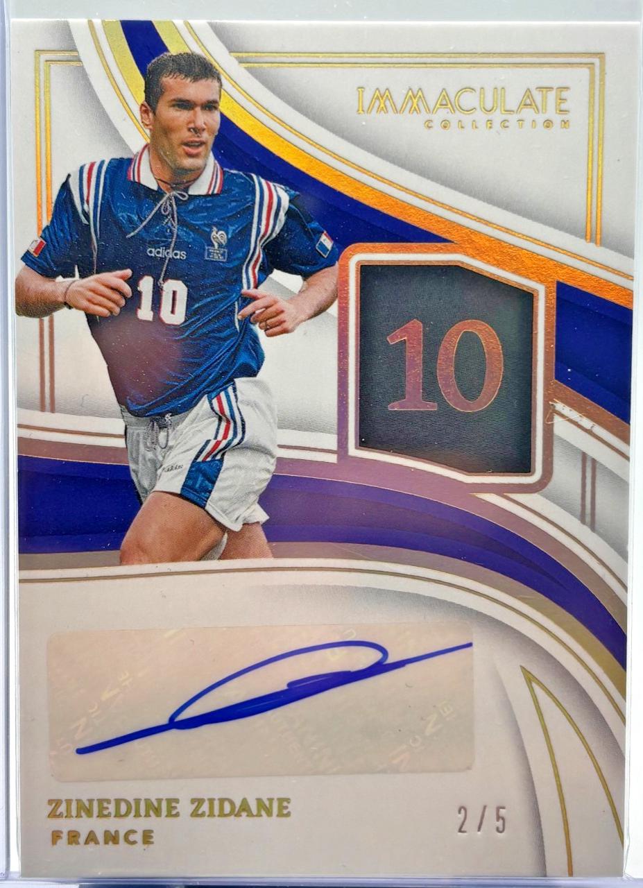 Zinedine Zidane - Immaculate Numbers Signature #IN-ZZ