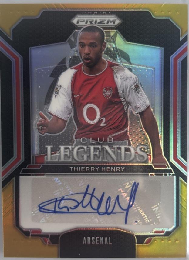 Thierry Henry - Prizm Premier League Club Legends Signatures #CL-TH