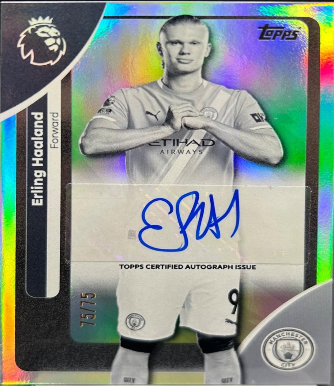 Erling Haaland - Premier League Autograph #AC-EHA