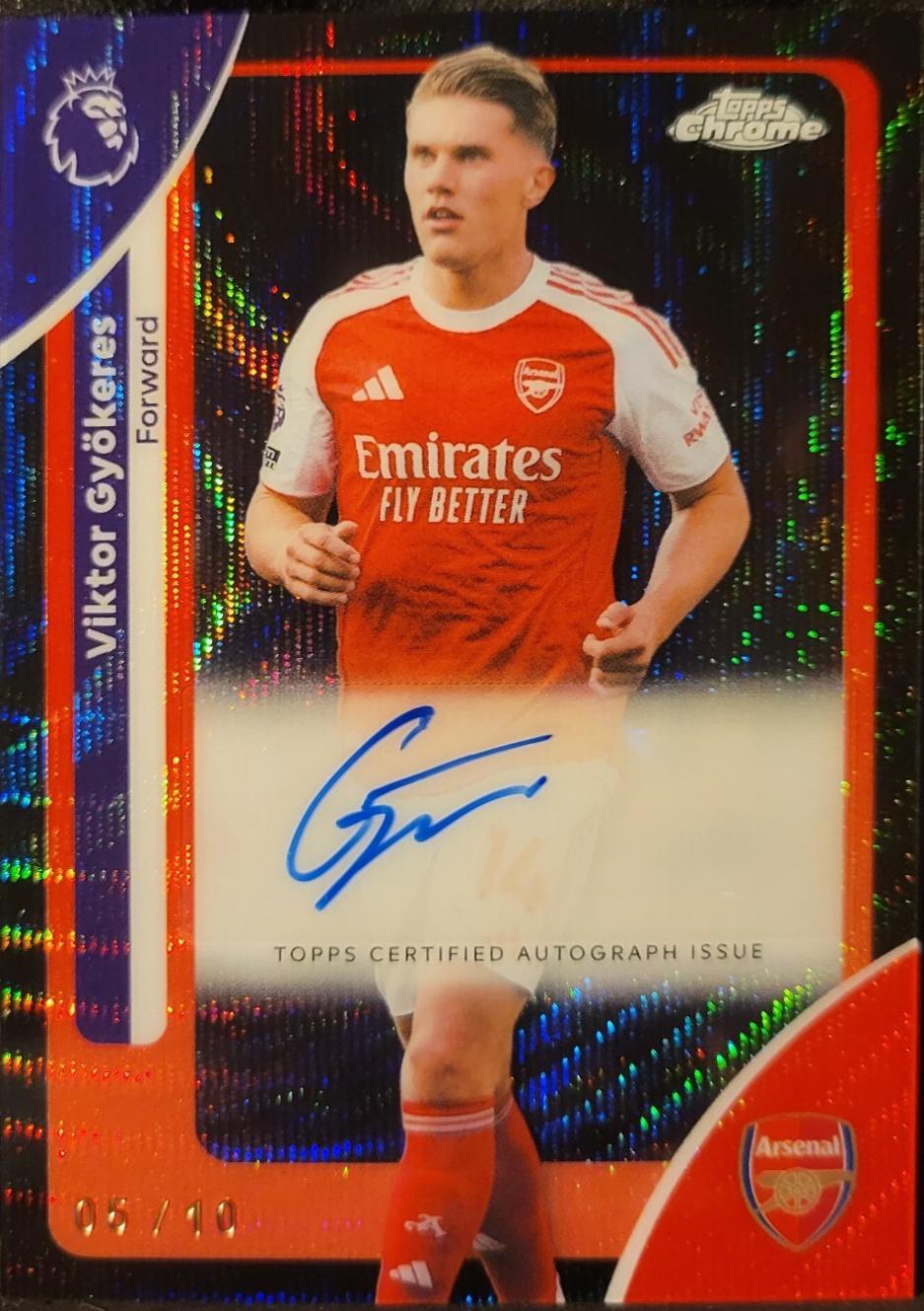 Viktor Gyokeres - Chrome Premier League Autograph #CA-VG