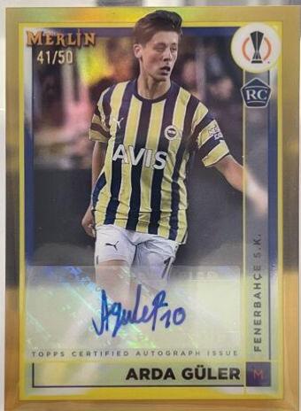 Arda Guler - Merlin Chrome UEFA Club Competitions Autographs #AC-GU