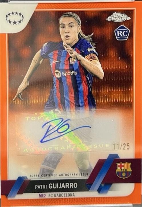 Patri Guijarro - Chrome UWCL Autograph #A-PG