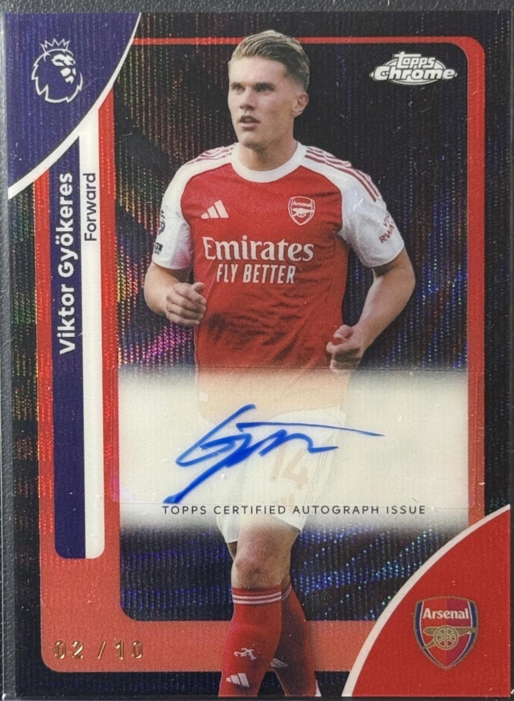Viktor Gyokeres - Chrome Premier League Autograph #CA-VG