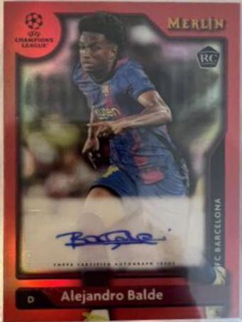 Alejandro Balde - Merlin Chrome UEFA Autographs #A-AB