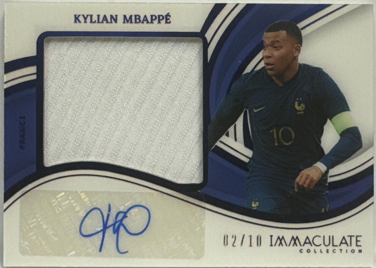Kylian Mbappe - Immaculate Premium Swatch Autograph #PA-KM