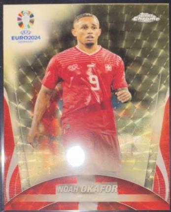 Noah Okafor - Chrome Sapphire UEFA Euro #13