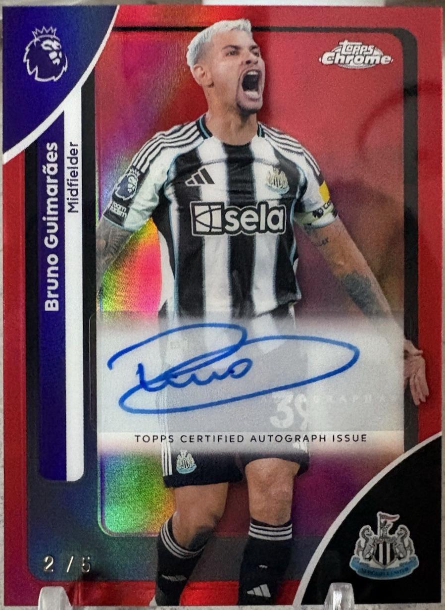Bruno Guimaraes - Chrome Premier League Autograph #CA-BG