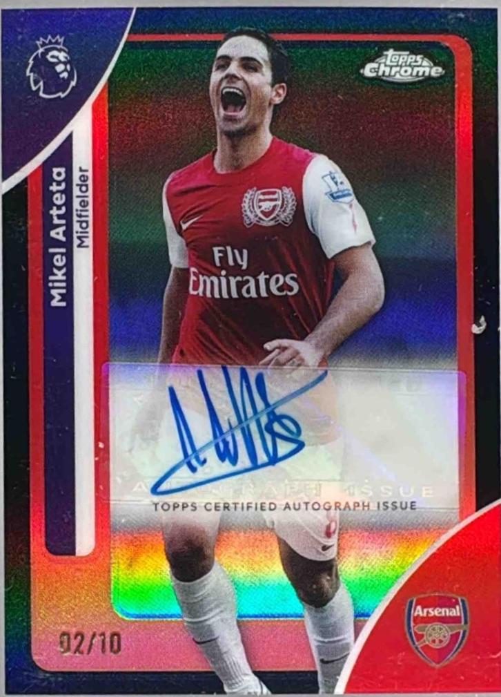 Mikel Arteta - Chrome Premier League Autograph #CA-MA