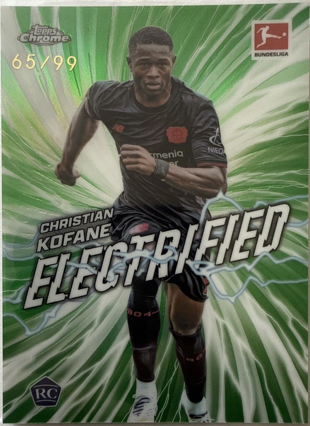 Christian Kofane - Chrome Bundesliga Electrified #EL-10