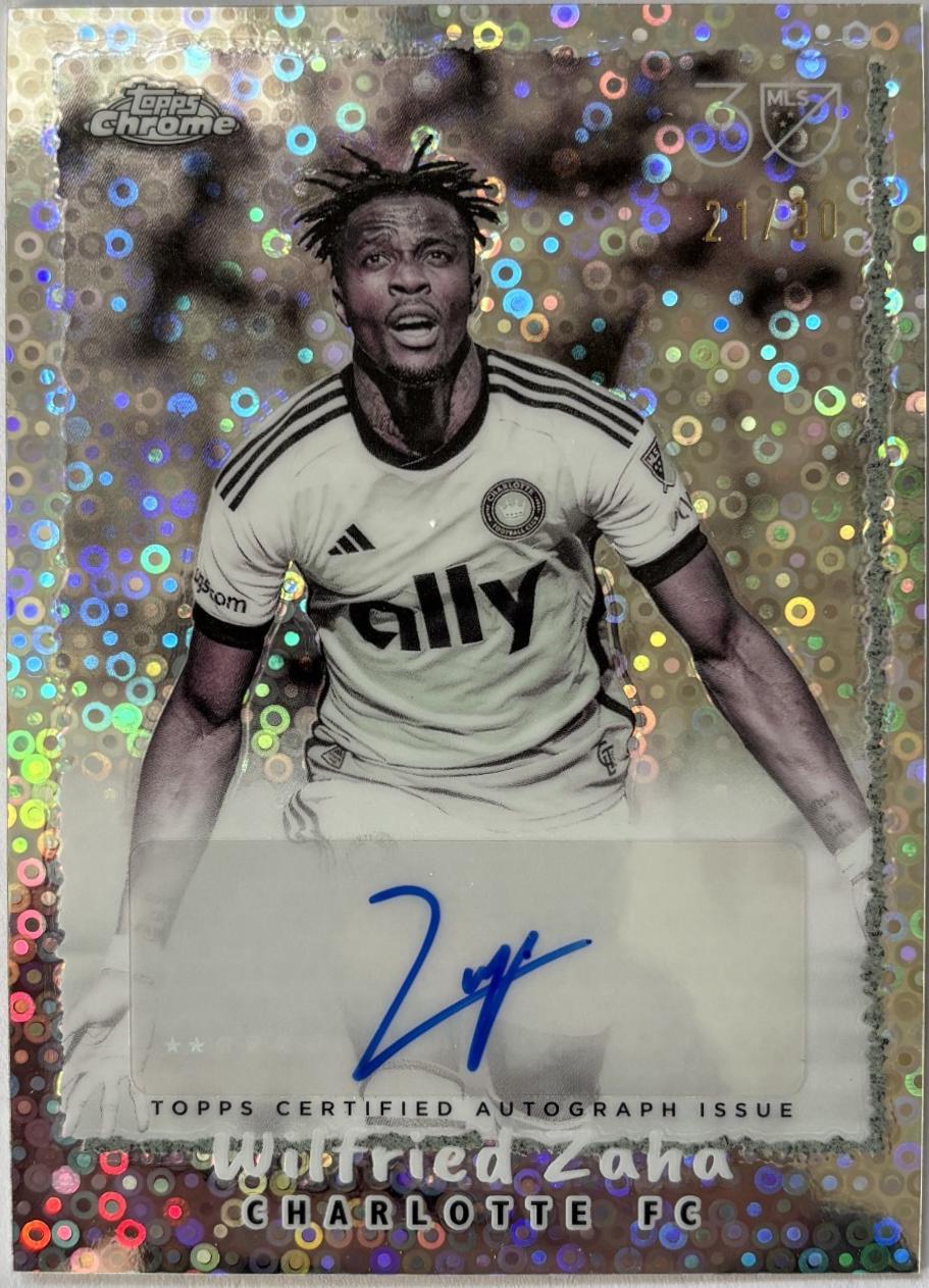 Wilfried Zaha - Chrome MLS 1995 Autograph #NFA-WZ