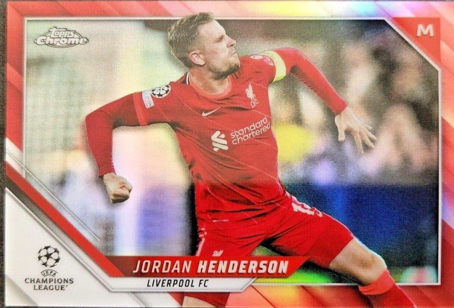 Jordan Henderson - Chrome UEFA Champions League #16