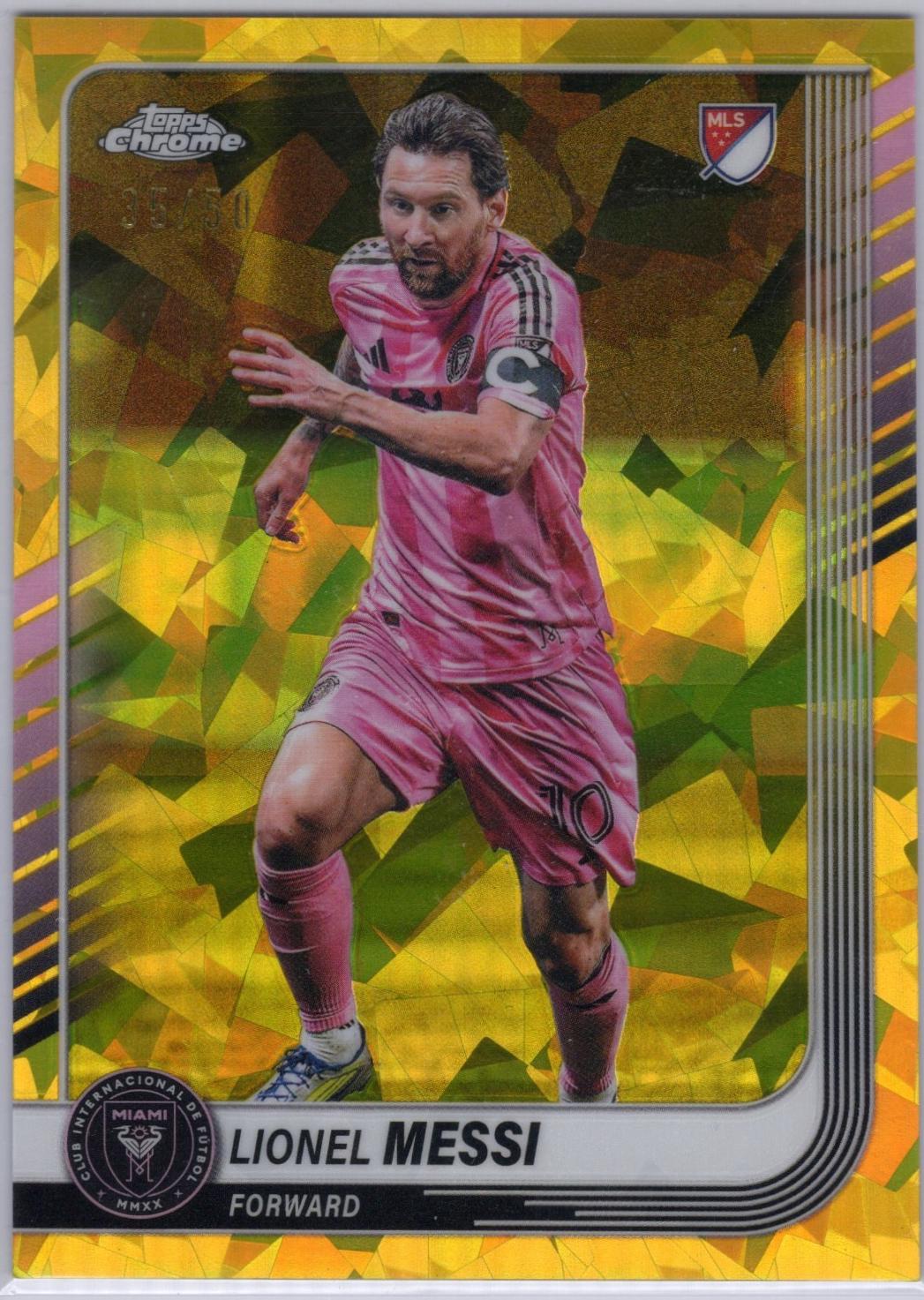 Lionel Messi - Chrome Sapphire MLS #10