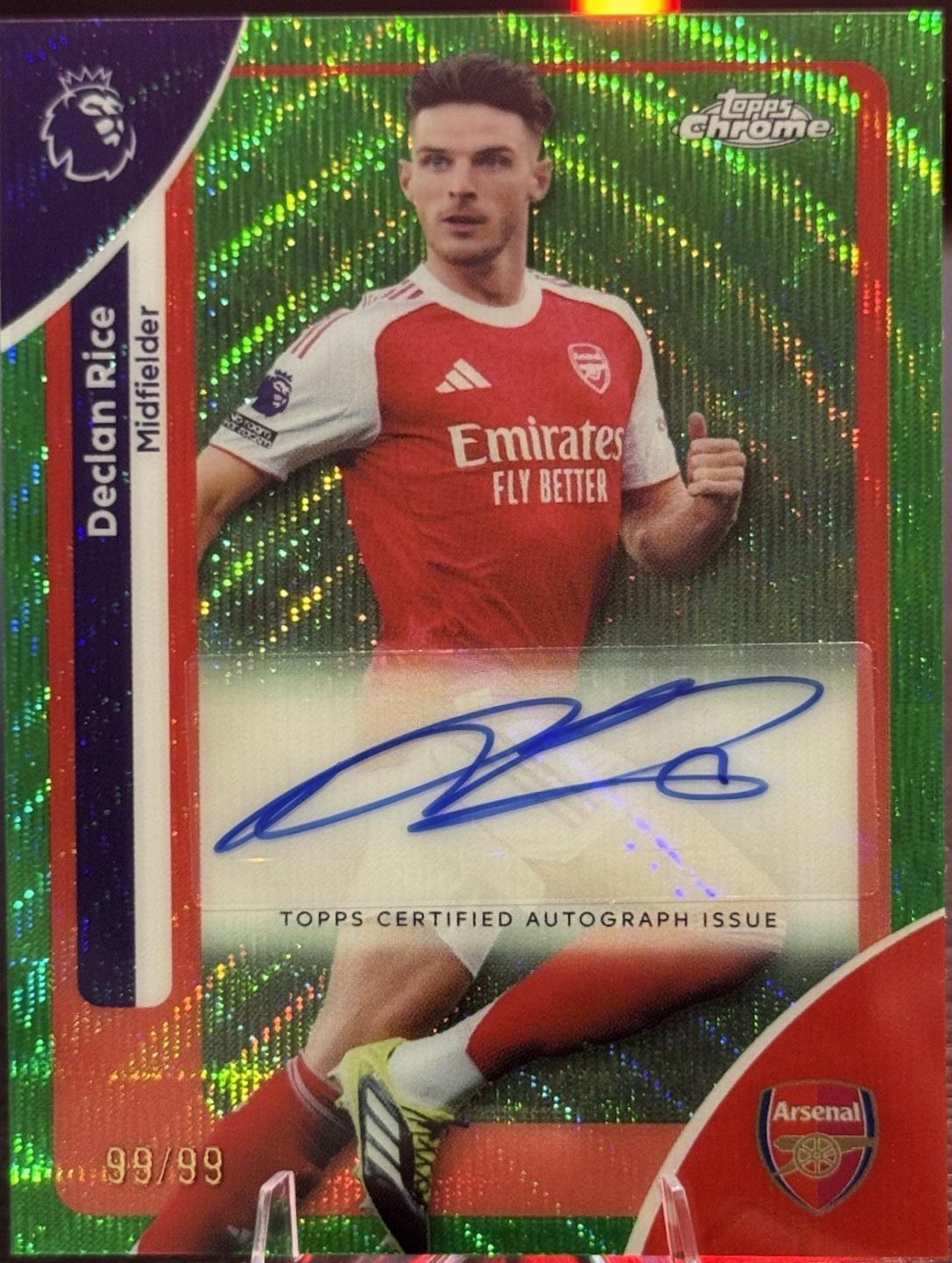 Declan Rice - Chrome Premier League Autograph #CA-DR