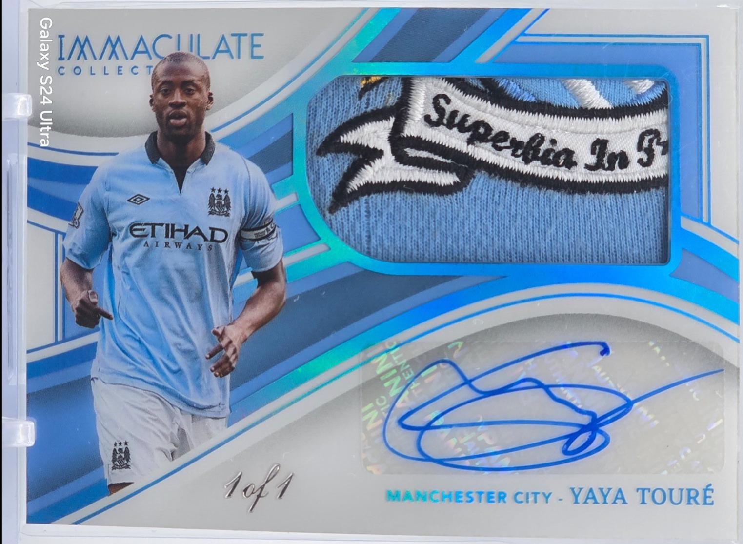 Yaya Toure - Immaculate Superior Swatch Signature #SW-YT
