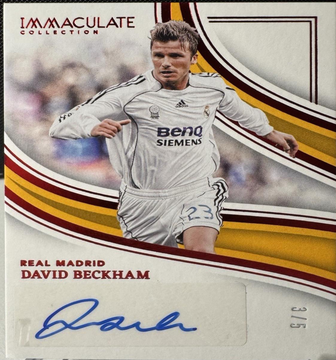 David Beckham - Immaculate Splendid Signature #SI-DB