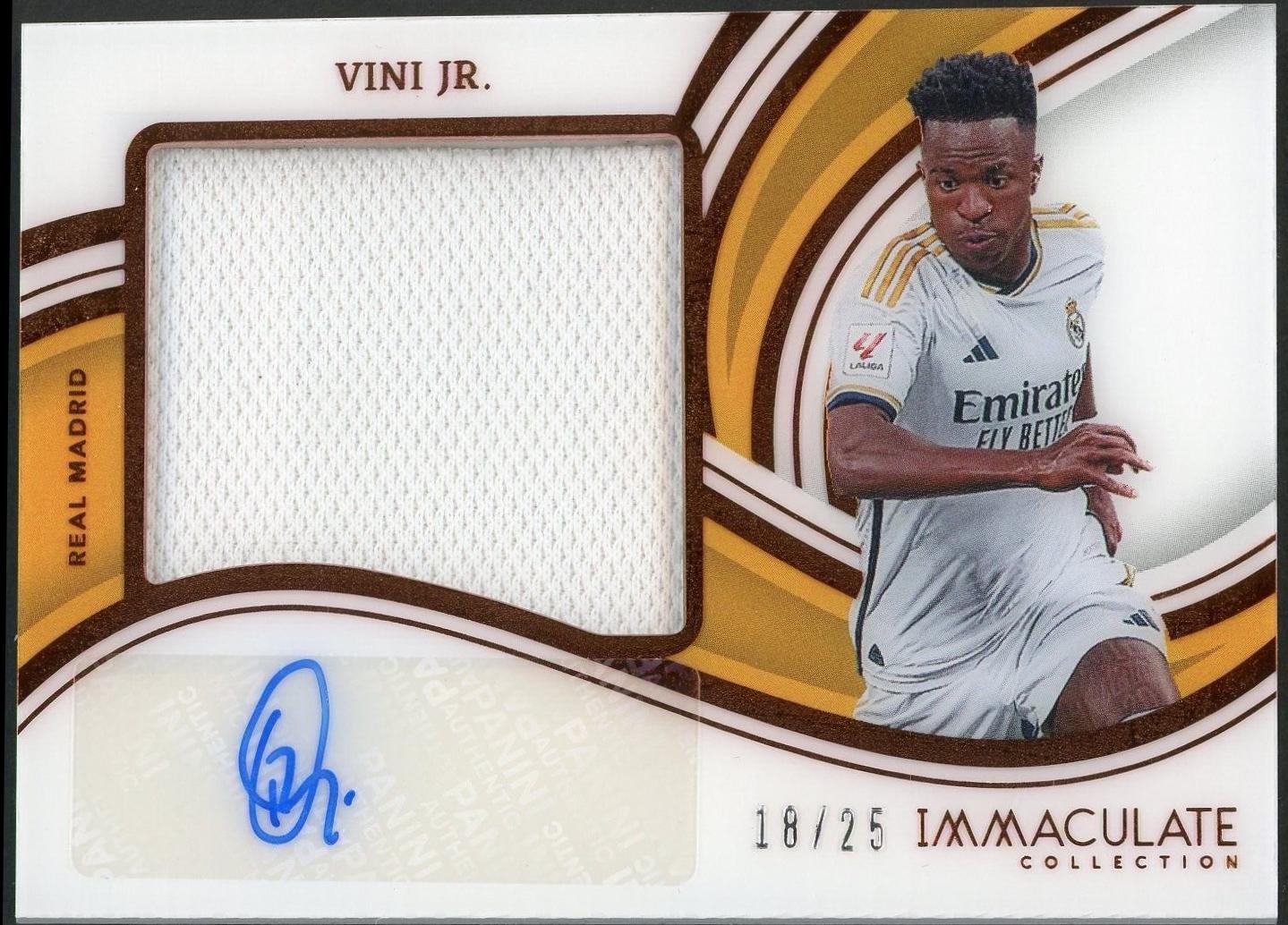 Vini Jr. - Immaculate Premium Swatch Autograph #PA-VJ