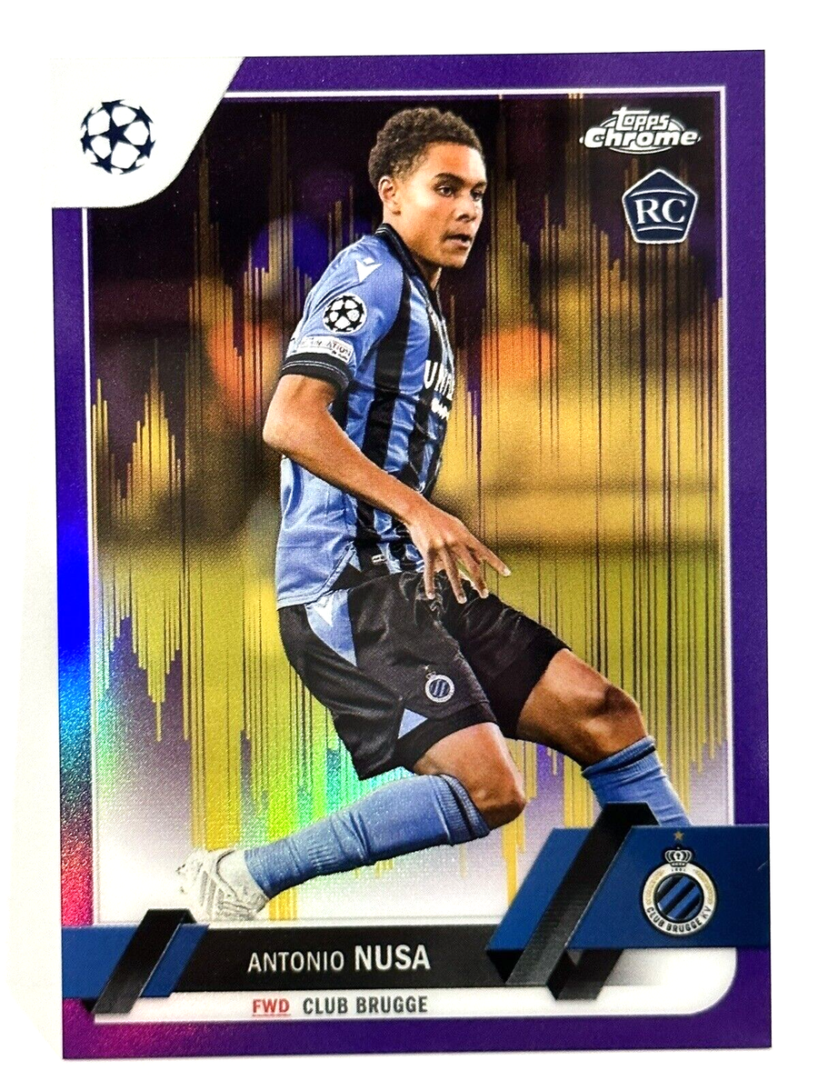 Antonio Nusa - Chrome Bundesliga Autograph #BA-AN