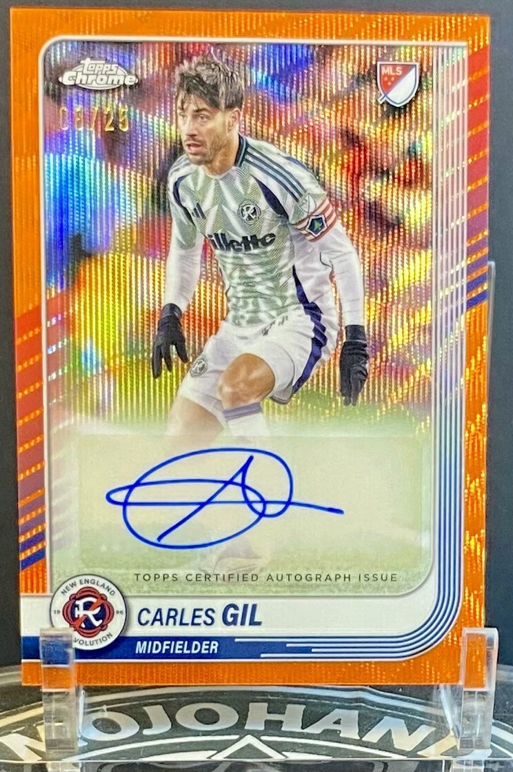 Carles Gil - Chrome MLS Autograph #CA-CG