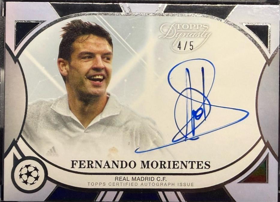 Fernando Morientes - Dynasty UEFA Autograph #DAL-FM3