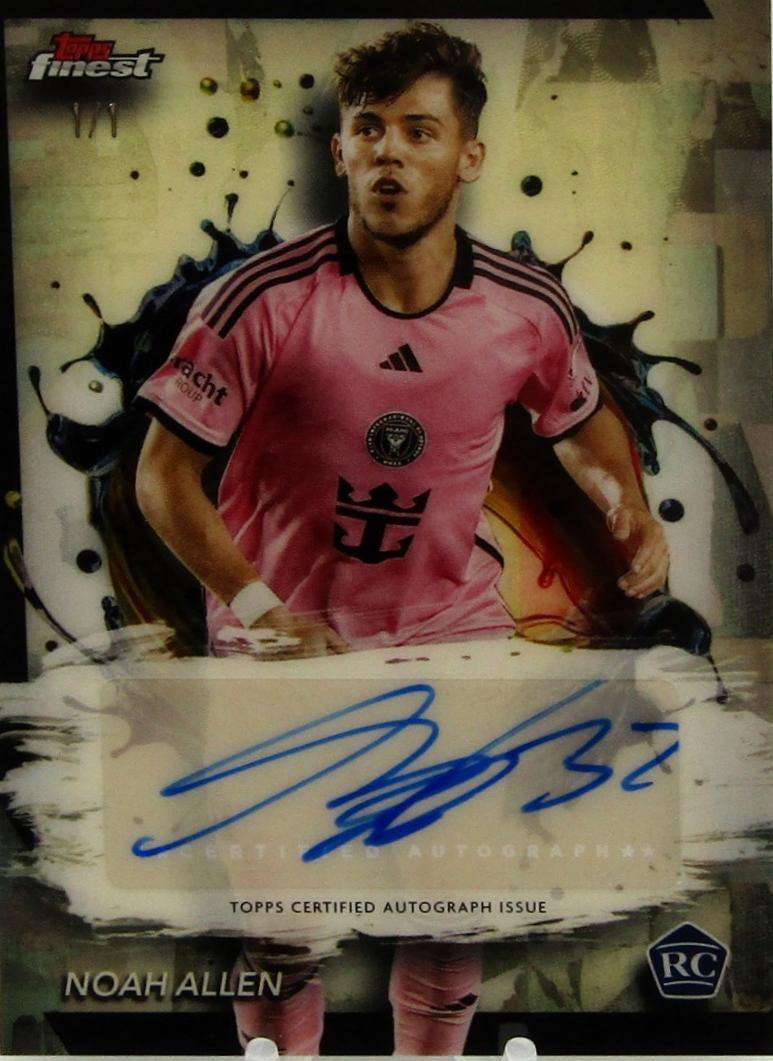 Noah Allen - Finest MLS Autograph #BA-NA