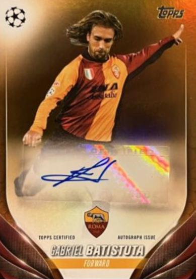 Gabriel Batistuta - UEFA Club Autograph #A-GB