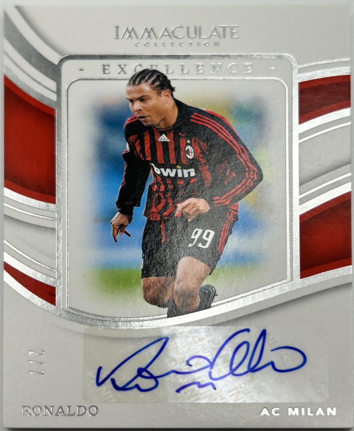 Ronaldo - Immaculate Excellence Autograph #EA-R