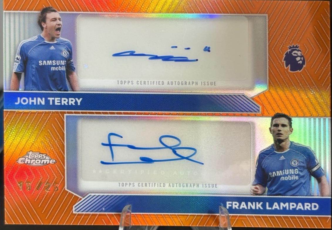Frank Lampard / John Terry - Chrome Premier League Dual Autograph #CDA-TL