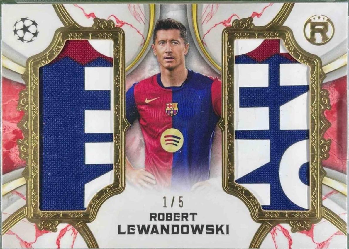 Robert Lewandowski - Reverence UEFA Dual Patch #RDP-RL