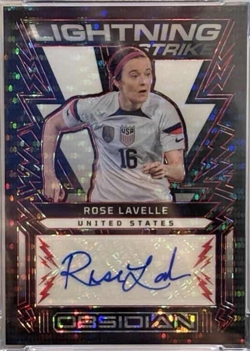 Rose Lavelle - Obsidian Lightning Strike Autographs #LS-ROS