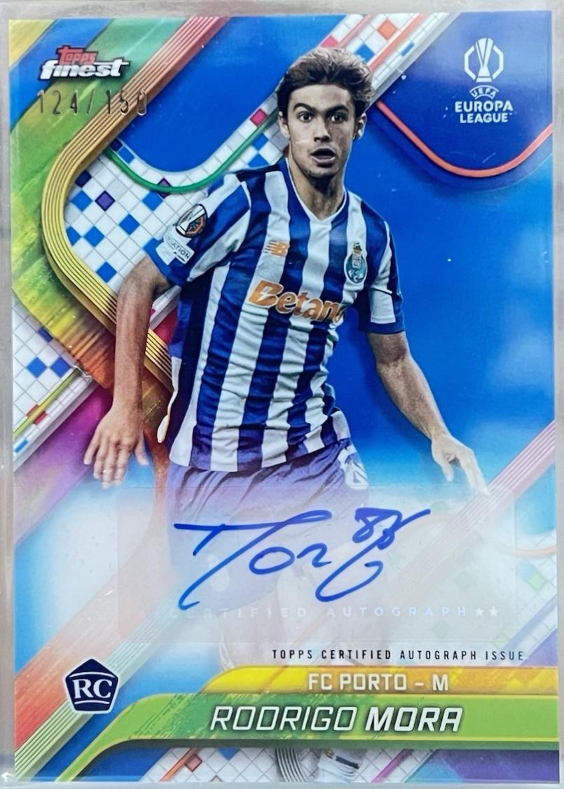 Rodrigo Mora - Finest UEFA Autograph #BA-RM