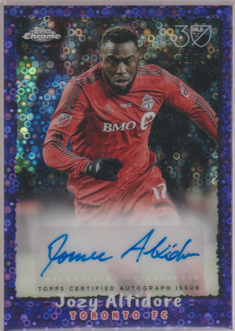 Jozy Altidore - Chrome MLS 1995 Autograph #NFA-JA