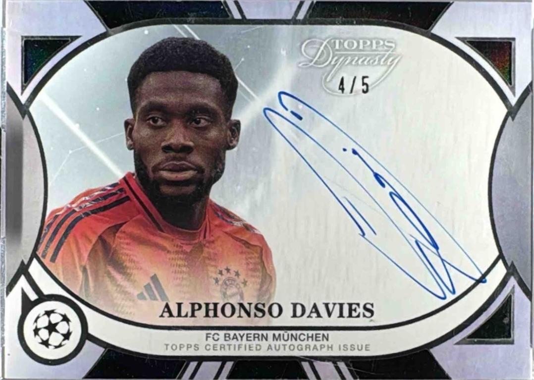 Alphonso Davies - Dynasty UEFA Autograph #DAV-AD3