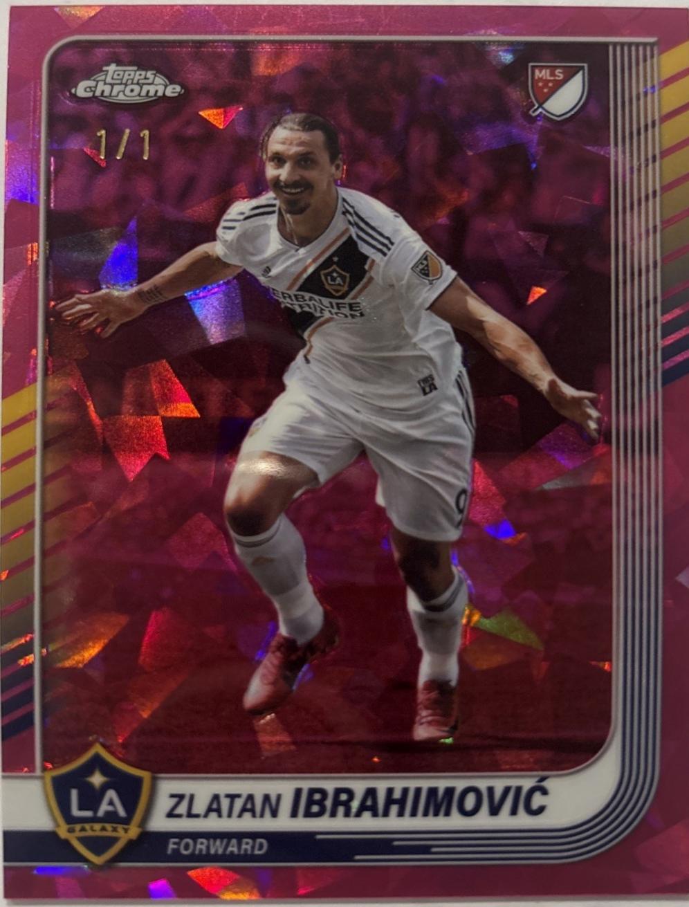 Zlatan Ibrahimovic - Chrome Sapphire MLS #9