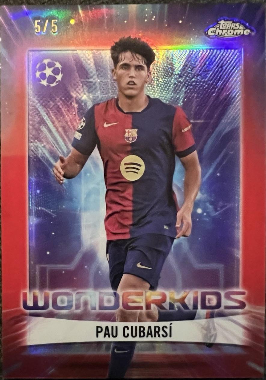 Pau Cubarsi - Chrome UEFA Wonderkids #WK-13