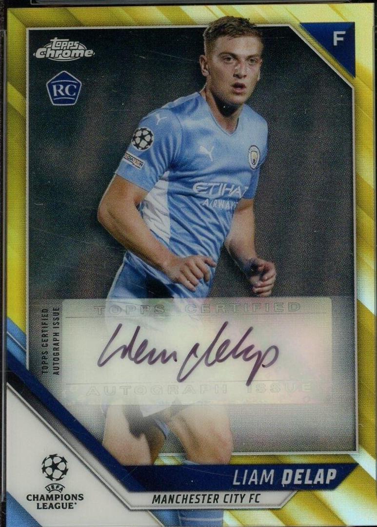 Liam Delap - Chrome UEFA Champions League Autographs #CA-LD