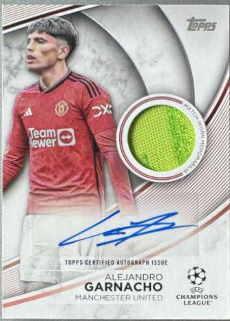 Alejandro Garnacho - UEFA Club Superstar Relics Autograph #SA-AG