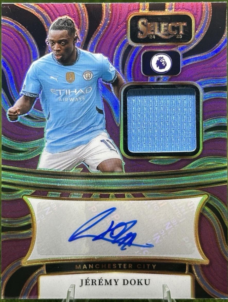 Jeremy Doku - Select Premier League Autographed Memorabilia #3