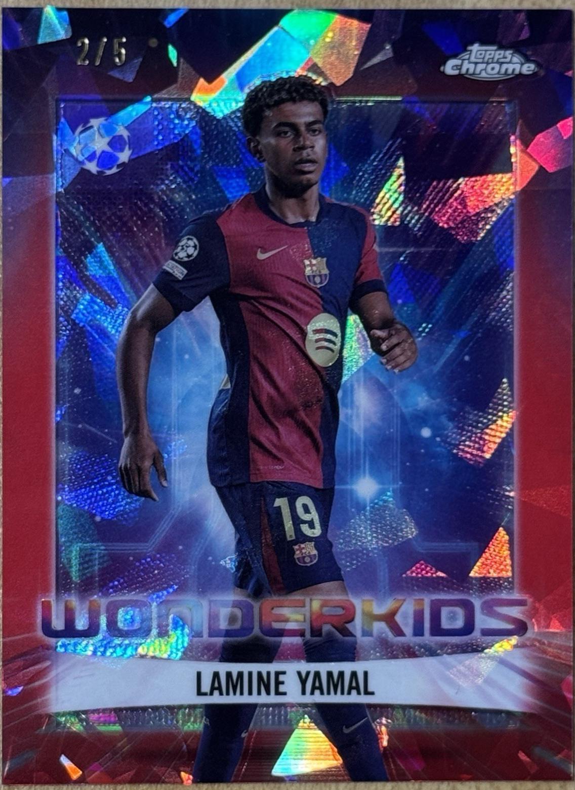 Lamine Yamal - Chrome UEFA Wonderkids #WK-1