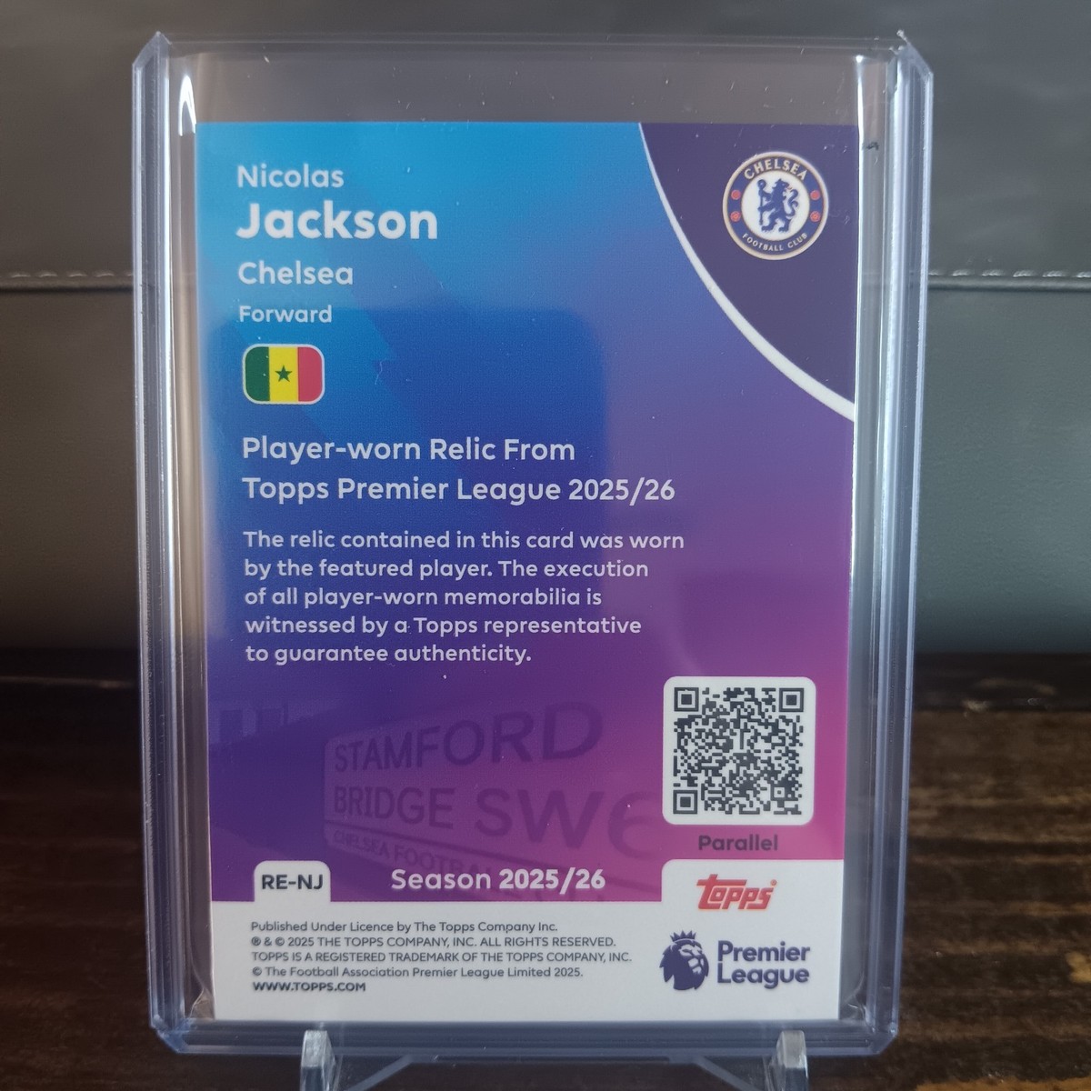 Nicolas Jackson - Premier League Relic #RE-NJ
