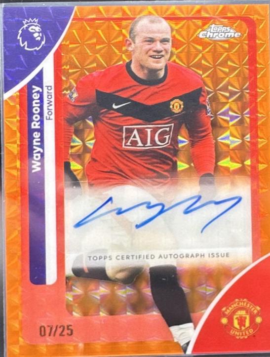 Wayne Rooney - Chrome Premier League Autograph #CA-WR