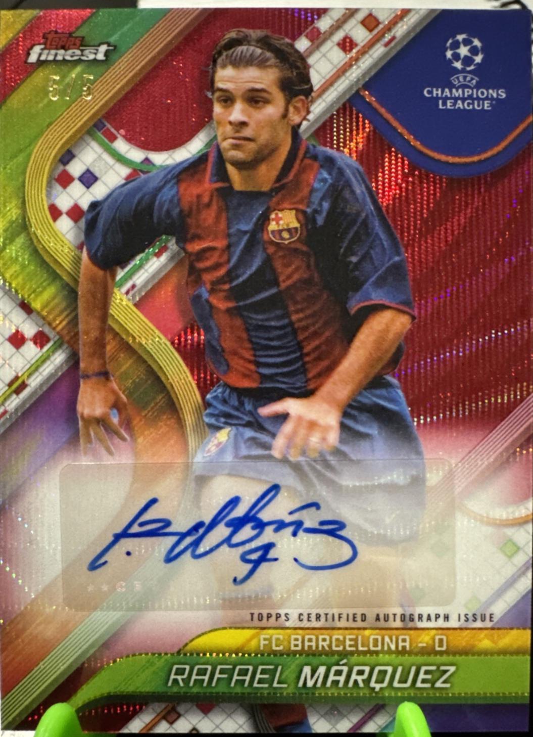 Rafael Marquez - Finest UEFA Autograph #BA-MQ
