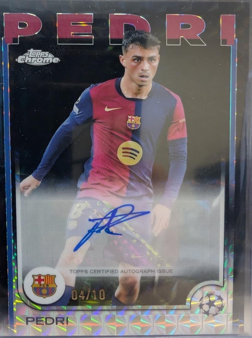 Pedri - Chrome UEFA Autograph #CA-PI