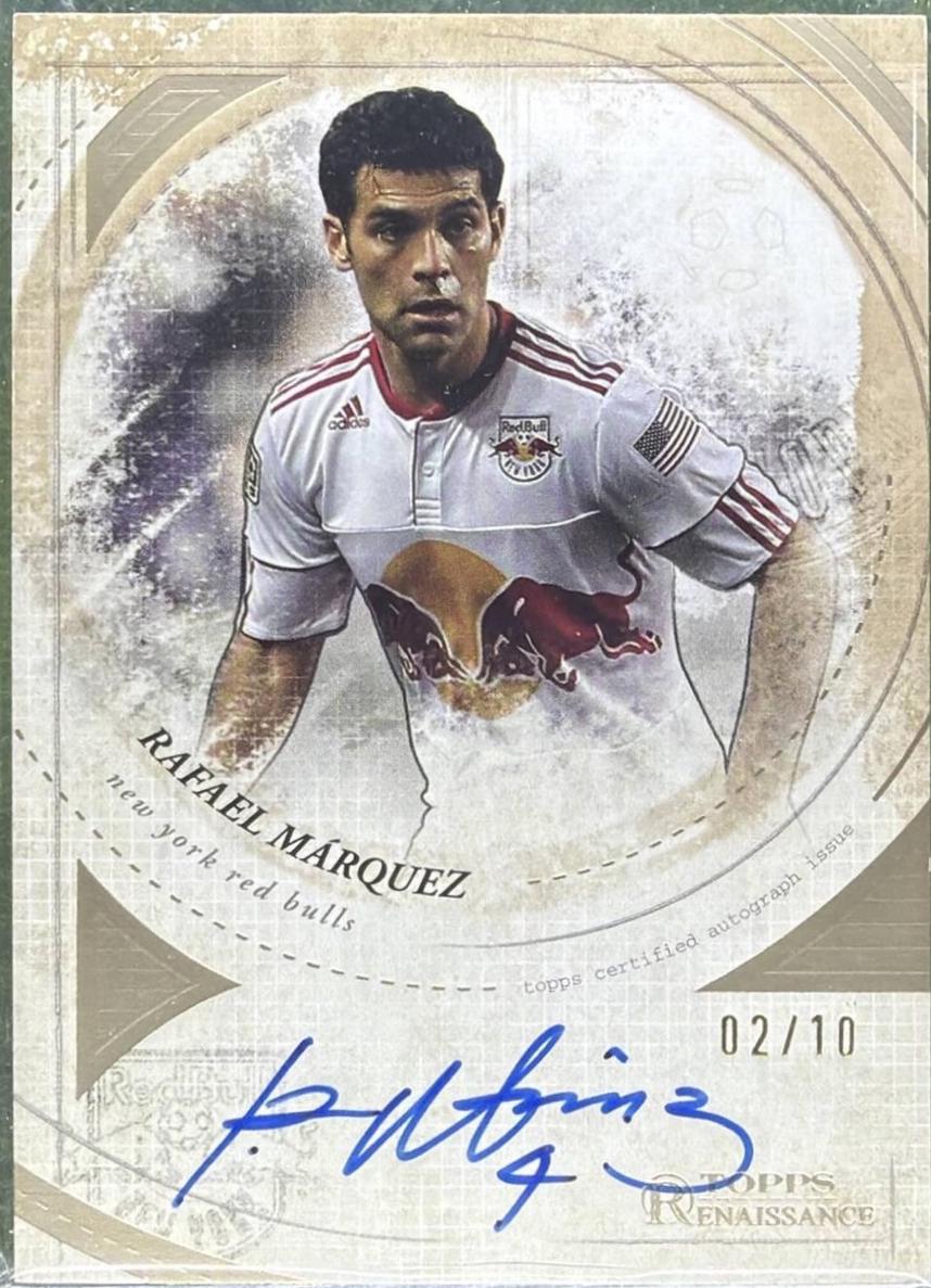 Rafael Marquez - Chrome MLS Renaissance Autograph #RA-RM1