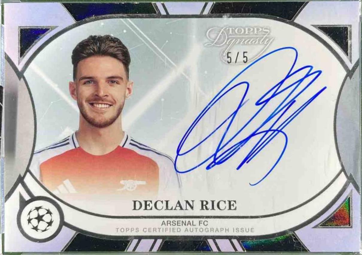 Declan Rice - Dynasty UEFA Autograph #DAV-DR3