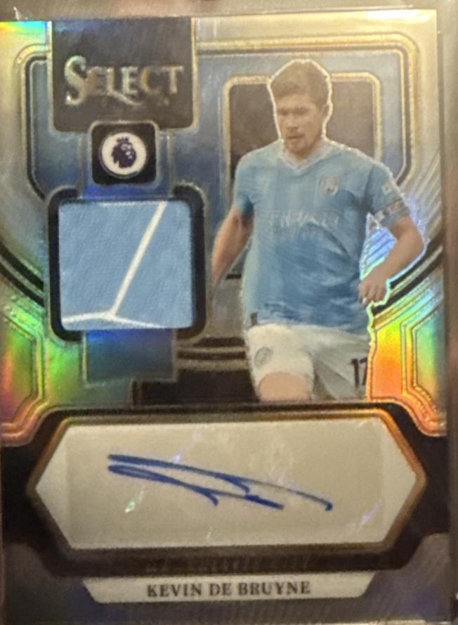 Kevin De Bruyne - Select Premier League Autographed Memorabilia #AM-KDB