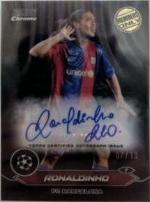 Ronaldinho - Stadium Club Chrome UEFA Autograph #CA-RO