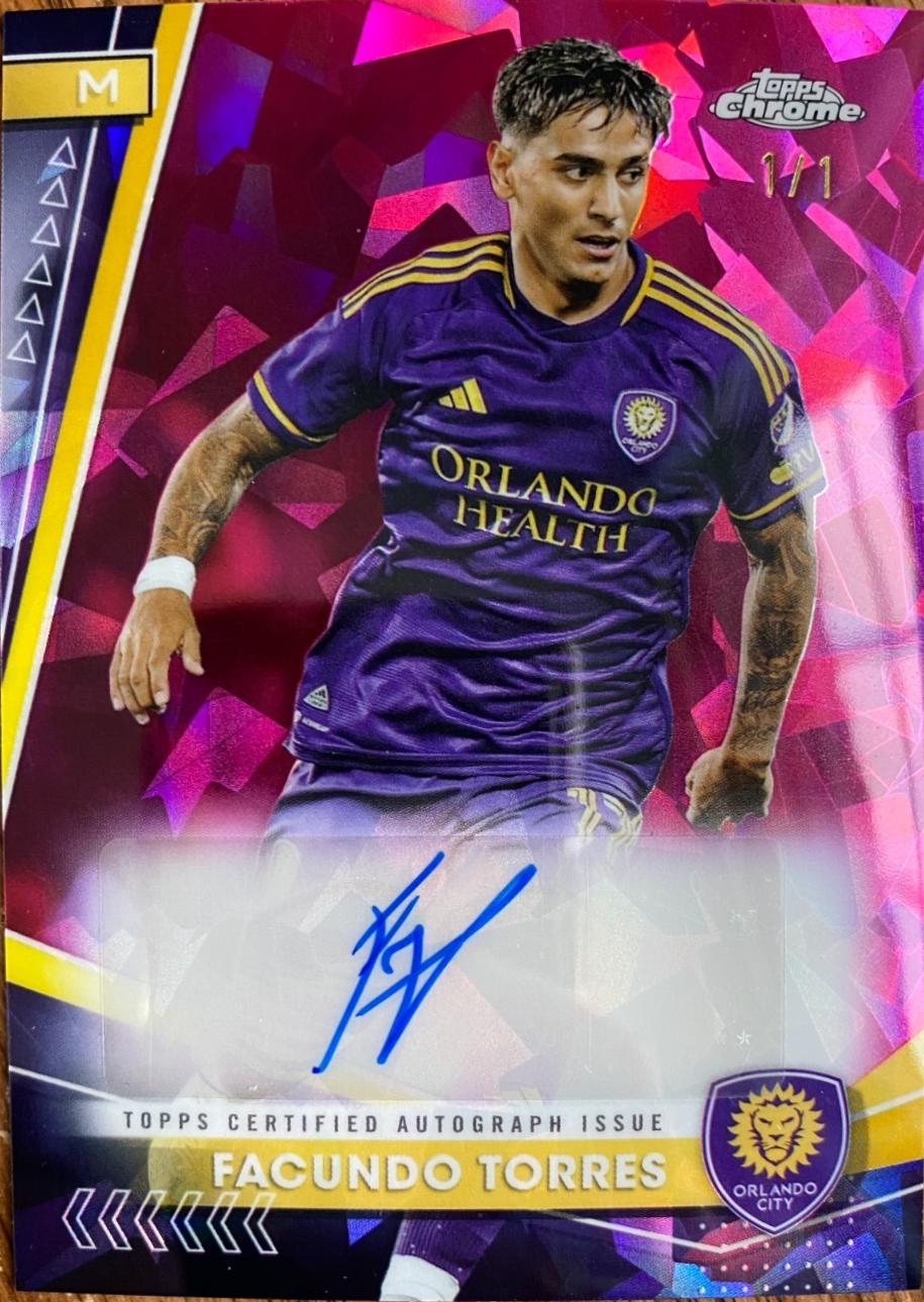 Facundo Torres - Chrome Sapphire MLS Autograph #SA-FT