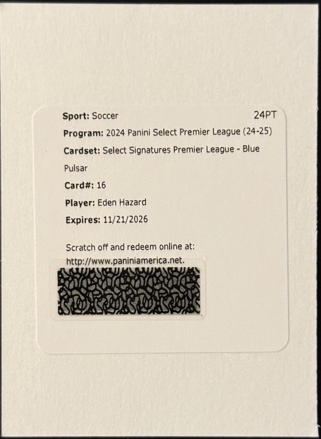 Eden Hazard - Select Premier League Select Signature #16