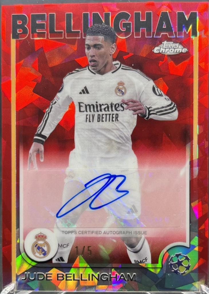 Jude Bellingham - Chrome UEFA Autograph #CA-JB